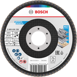 Cakram amplas Bosch X451 115 mm G120 untuk berbagai material.