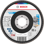 Cakram gerinda Bosch X451 115 mm G80 untuk penggerindaan berbagai material.