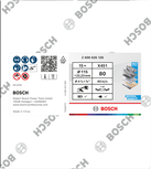 Bosch X451 Flap Disc 115 mm G80 T29, kemasan isi 15.