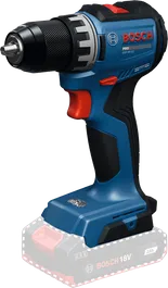 Bor tanpa kabel Bosch GSR18V-52 dengan baterai 2Ah.