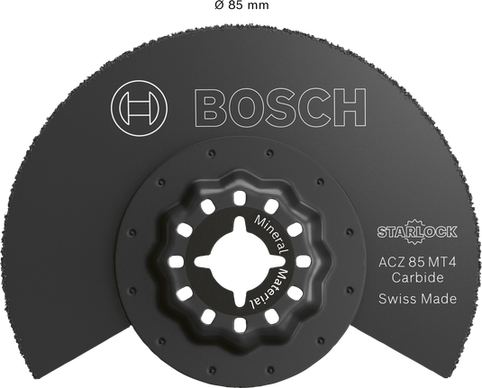 Pisau pemotong material mineral Bosch ACZ 85 MT4 Starlock.