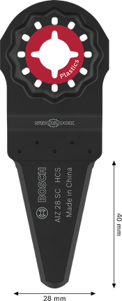 Pisau pemotong plastik Bosch AIZ 28 SC Starlock 28x40mm.