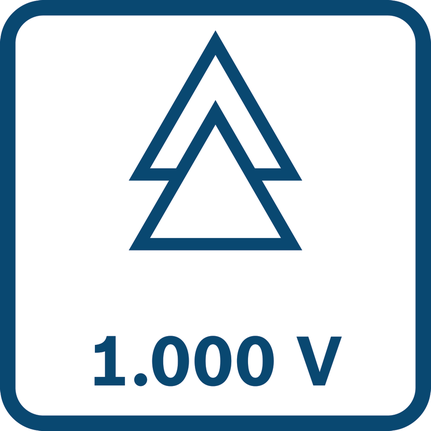 Bersertifikasi VDE 1000V.