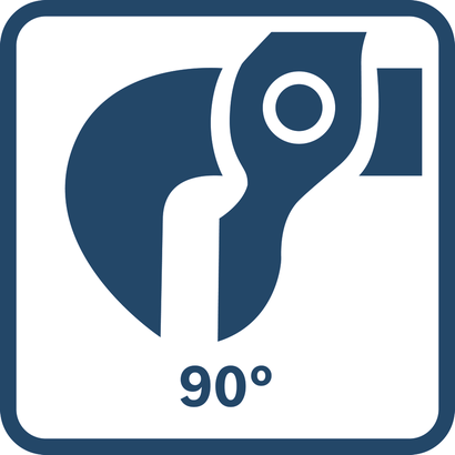 Kunci Pipa Sudut Sanitasi, 90°, 420 mm Professional