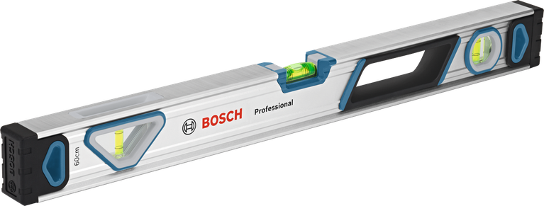 Level kotak aluminium Bosch 60 cm dengan akurasi tinggi.