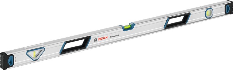 Level kotak aluminium Bosch 120 cm dengan akurasi tinggi.