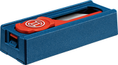 Set mata pisau pengganti Bosch 63 mm dalam kotak penyimpanan biru.