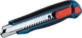 Pisau pemotong Bosch 18 mm dengan pegangan ergonomis.