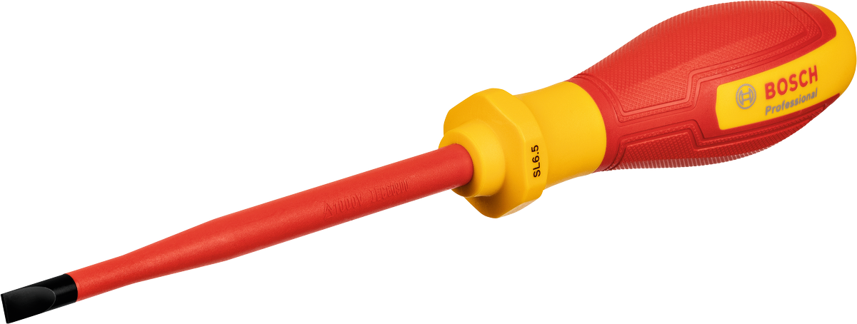 Obeng berinsulasi Bosch VDE SL6.5x125.