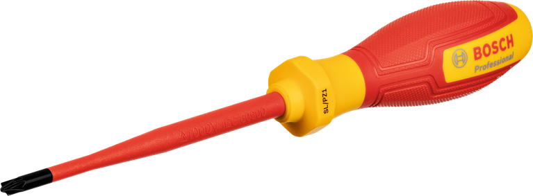 Obeng berinsulasi Bosch VDE SL/PZ1x100.