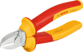 Tang Pemotong Sisi Diagonal Bosch VDE 160 mm dengan gagang berinsulasi.