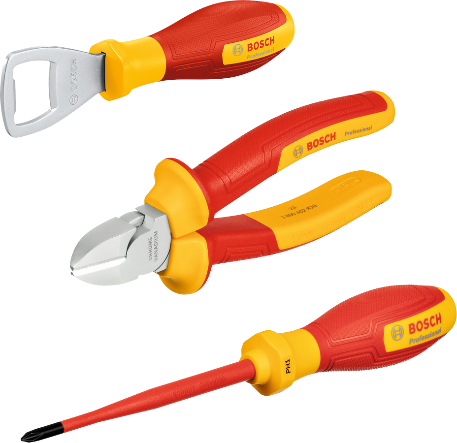 Set Perkakas Tangan Mini Bosch L-Boxx, 3 buah.