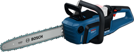 Gergaji mesin Bosch GKE 18V-40 dengan motor tanpa sikat.