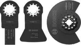 Set Mata Pisau Pemotong Ubin Bosch 3 pcs untuk pemotongan berbagai material.