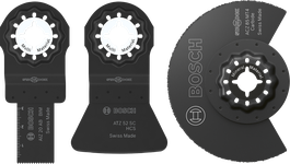 Set Mata Pisau Pemotong Ubin Bosch 3 pcs untuk pemotongan berbagai material.