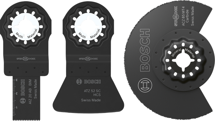 Set Mata Pisau Pemotong Keramik Bosch 3 pcs untuk pemotongan multi-material.