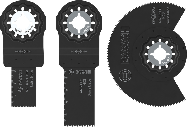 Set Pisau Kayu dan Logam Lunak Bosch , 3 pcs.