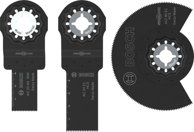 Set Pisau Kayu dan Logam Lunak Bosch , 3 pcs.
