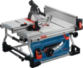 Gergaji meja Bosch GTS100-254 dengan penyesuaian sudut.
