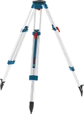 Tripod bangunan Bosch BT 160 dengan ketinggian yang dapat disesuaikan.