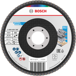 Cakram amplas Bosch X451 125mm G80 untuk berbagai material.