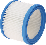 Filter poliester tipe bellow Bosch untuk penyedot debu.