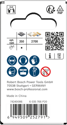 Kemasan Gergaji Lubang Berulir Multi Material Bosch 25x40 mm.