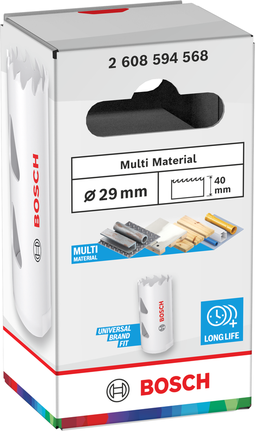 Gergaji Lubang Berulir Multi Material Bosch 29 x 40 mm.
