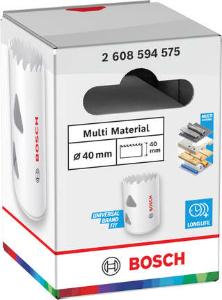 Gergaji Lubang Berulir Multi Material Bosch 40 x 40 mm.
