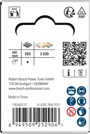 Gergaji Lubang Berulir Multi Material Bosch 43 x 40 mm.