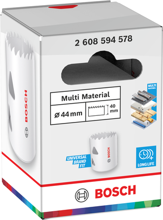Gergaji Lubang Berulir Multi Material Bosch 44 x 40 mm.