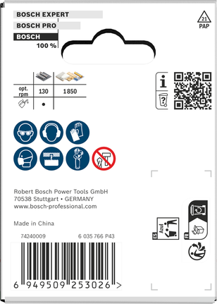Gergaji Lubang Berulir Multi Material Bosch 65 x 40 mm.