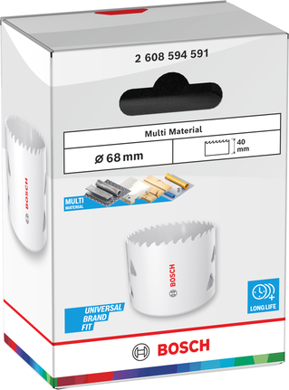Gergaji Lubang Berulir Multi Material Bosch 68 x 40 mm.