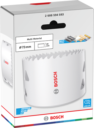Gergaji Lubang Berulir Multi Material Bosch 73 x 40 mm.