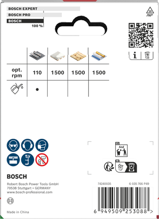 Gergaji Lubang Berulir Multi Material Bosch 79 x 40 mm.