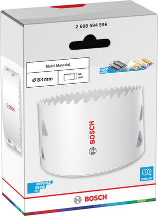 Gergaji Lubang Berulir Multi Material Bosch 83 x 40 mm.