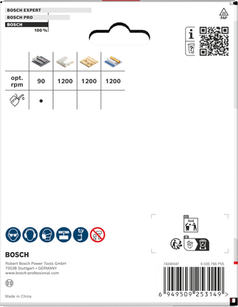 Gergaji Lubang Berulir Multi Material Bosch 98 x 40 mm untuk berbagai permukaan.