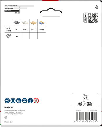 Gergaji Lubang Berulir Multi Material Bosch 152 x 40 mm kemasan.