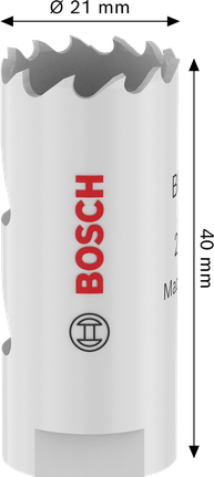 Gergaji Lubang Berulir Multi Material Bosch 21x40 mm.