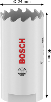 Gergaji Lubang Berulir Multi Material Bosch 24 x 40 mm.