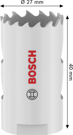 Gergaji Lubang Berulir Multi Material Bosch 27x40 mm.