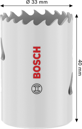 Gergaji Lubang Berulir Multi Material Bosch 33x40 mm.