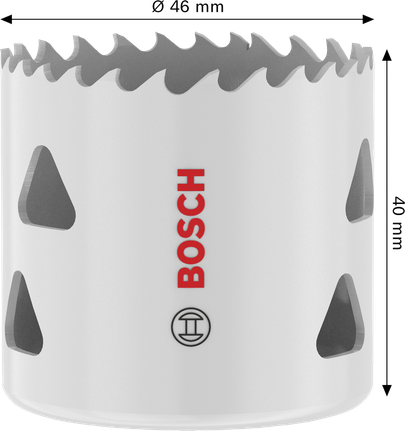 Gergaji Lubang Berulir Multi Material Bosch 46x40 mm.