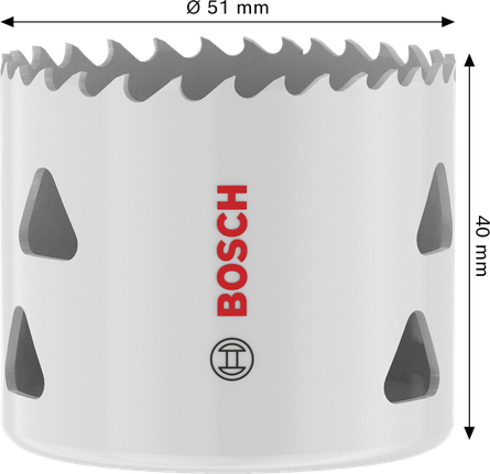 Gergaji Lubang Berulir Multi Material Bosch 51 x 40 mm.