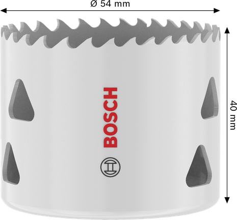 Gergaji Lubang Berulir Multi Material Bosch 54 x 40 mm.