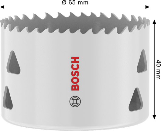 Gergaji Lubang Berulir Multi Material Bosch 65 x 40 mm.