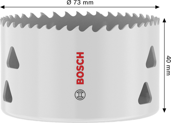 Gergaji Lubang Berulir Multi Material Bosch 73 x 40 mm.