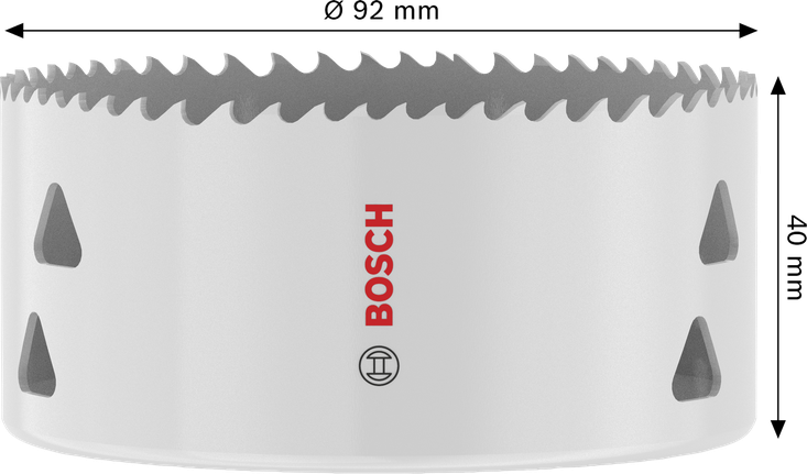 Gergaji Lubang Berulir Multi Material Bosch 92 x 40 mm.