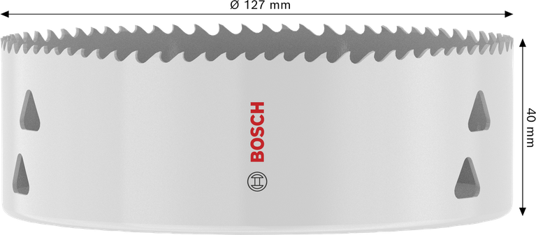 Gergaji Lubang Berulir Multi Material Bosch 127x40 mm.