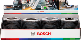 Kotak pajangan Bosch X451 Flap Disc 125 mm G80 T27.